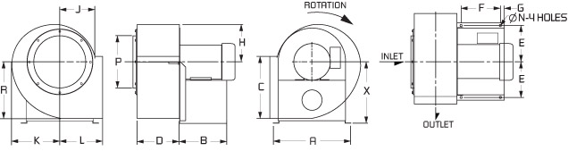 Download Centrifugal Fan Autocad Drawing